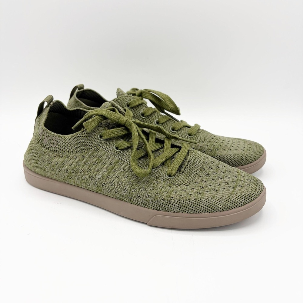 SUAVS Zilker Shoes Womens 9.5 Green Slip On Lightweight Travel Packable Sneakers